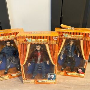 Vintage 2000 NSync Marionette Dolls Bundle